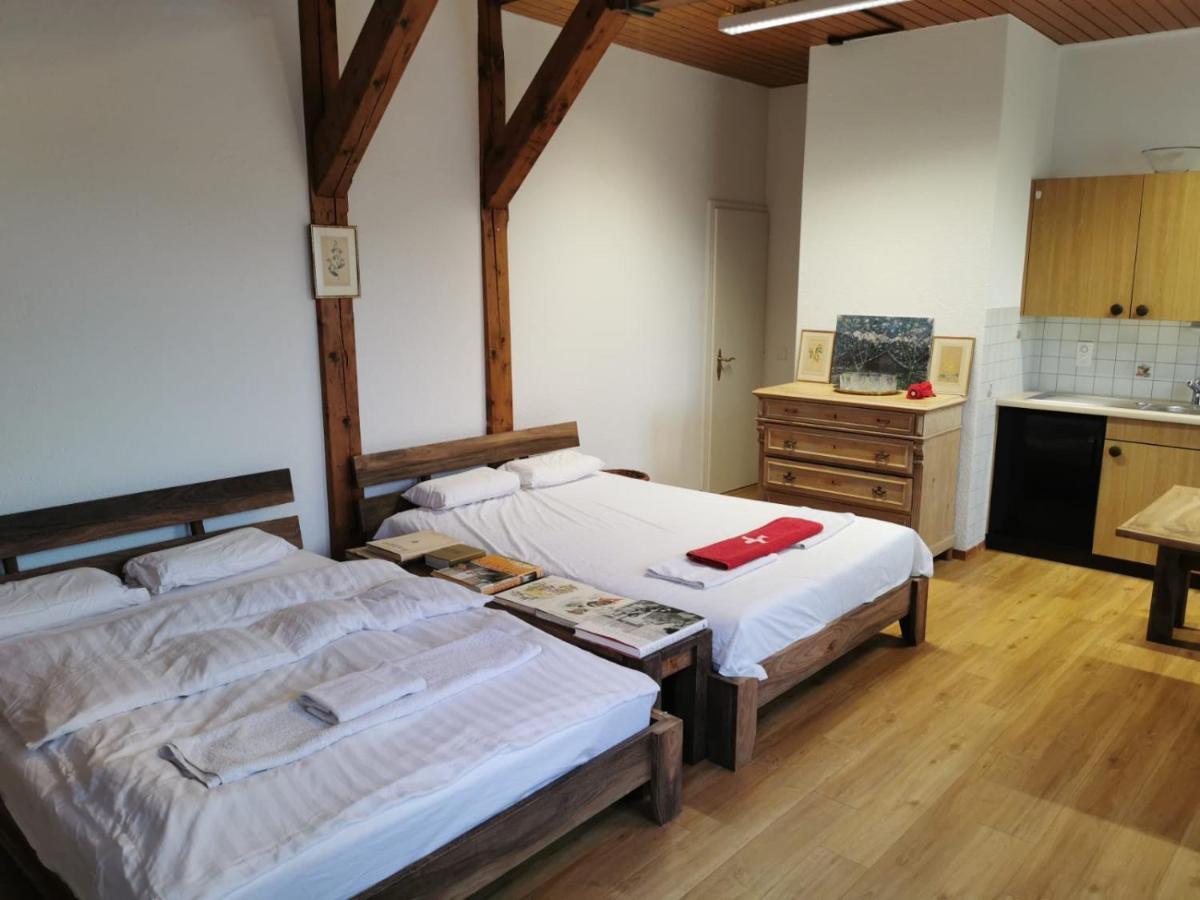 Simple Studio 36M2 In The Center Of Burgdorf Private Parking Small Bathroom 外观 照片